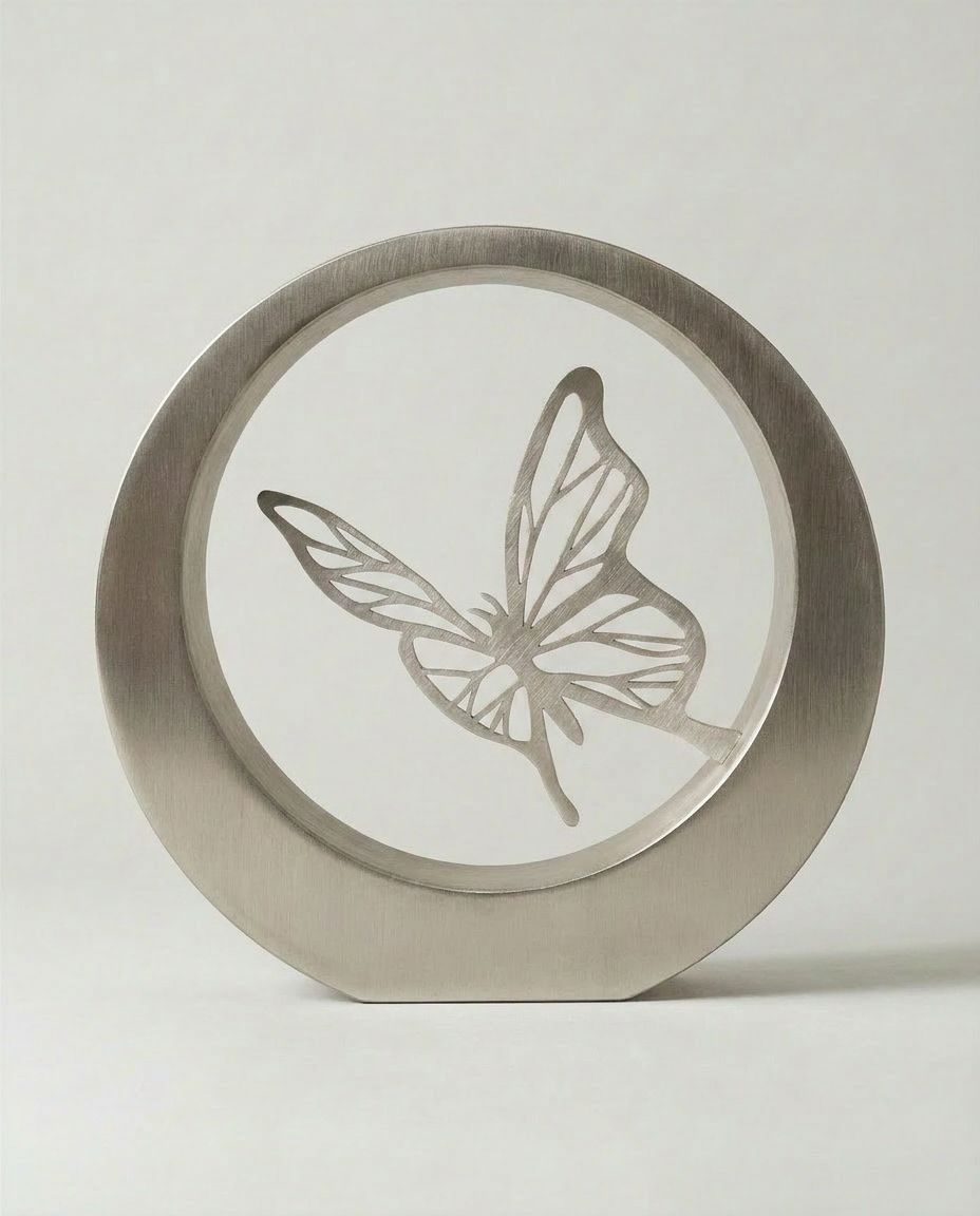 SFYLO Circle - Butterfly 'Whispering Wings' (Brushed)