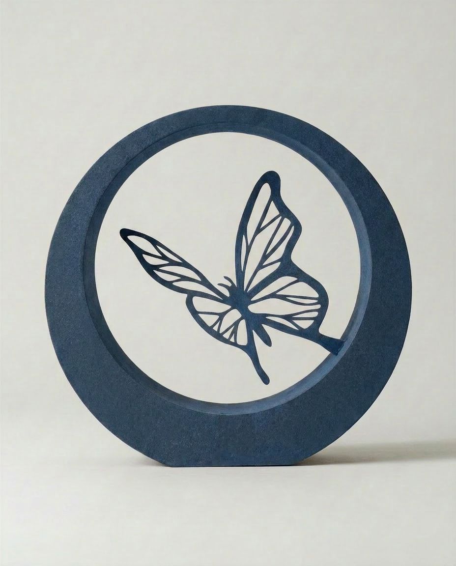 SFYLO Circle - Butterfly 'Whispering Wings' (Night navy) Coated